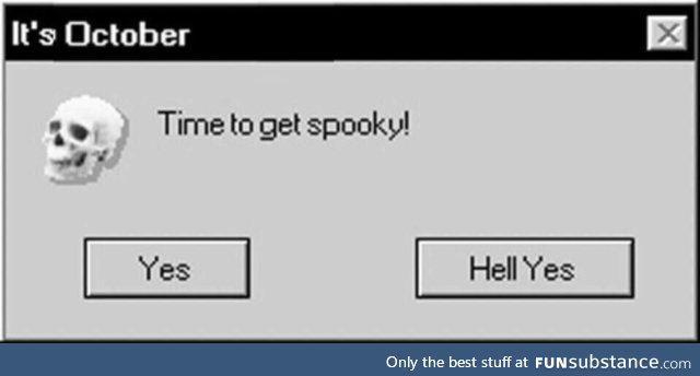 Huppy spoopy day