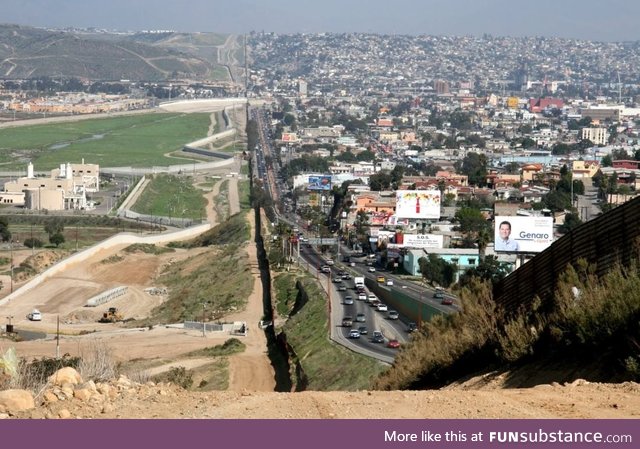 The us-mexican border