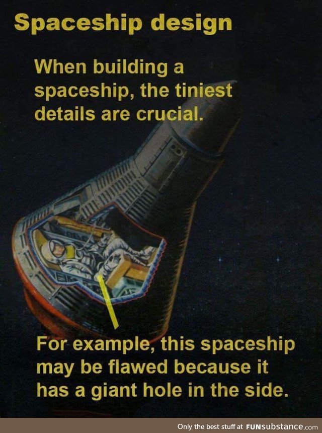 This spaceship doesn't work