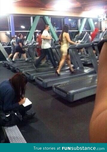 Lemme just hit the gym before we go in the club