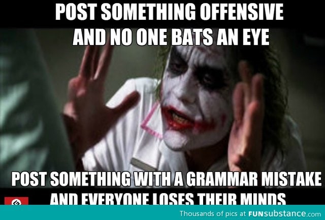 Grammar nazis