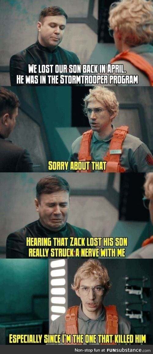 So sorry