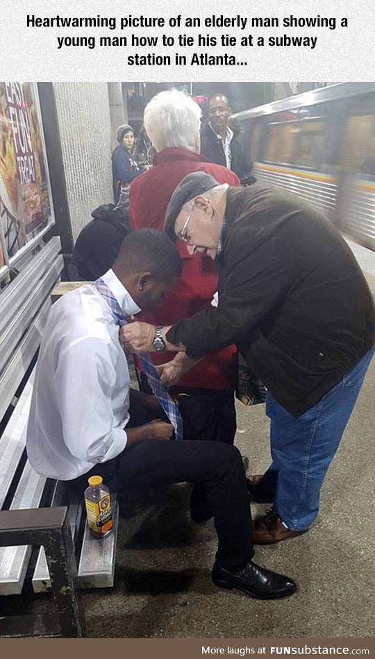 Heartwarming moment