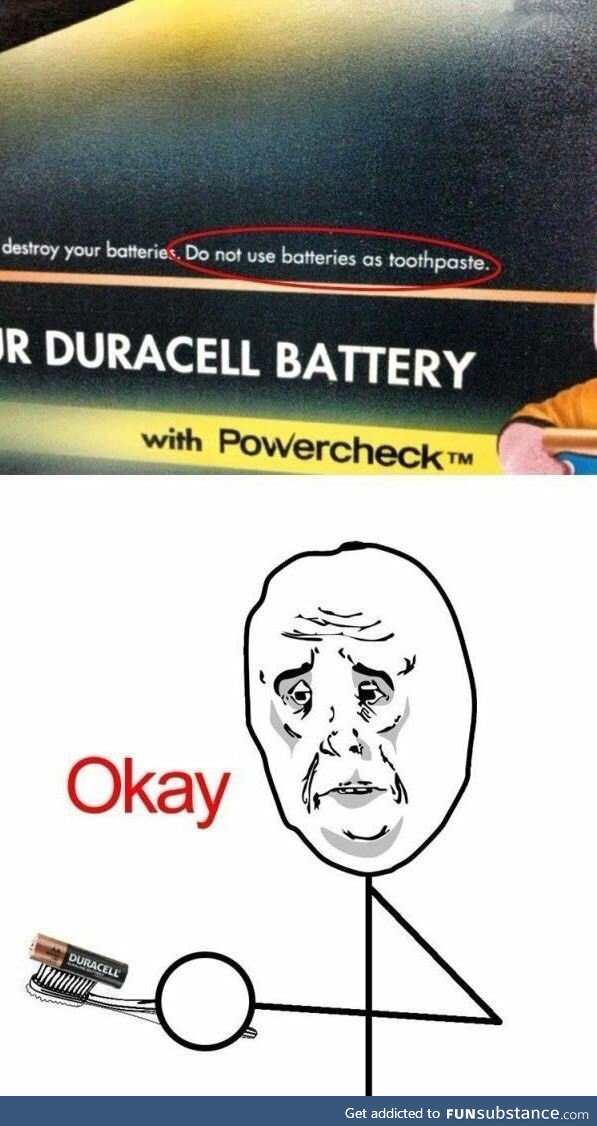 When you realise people really did this