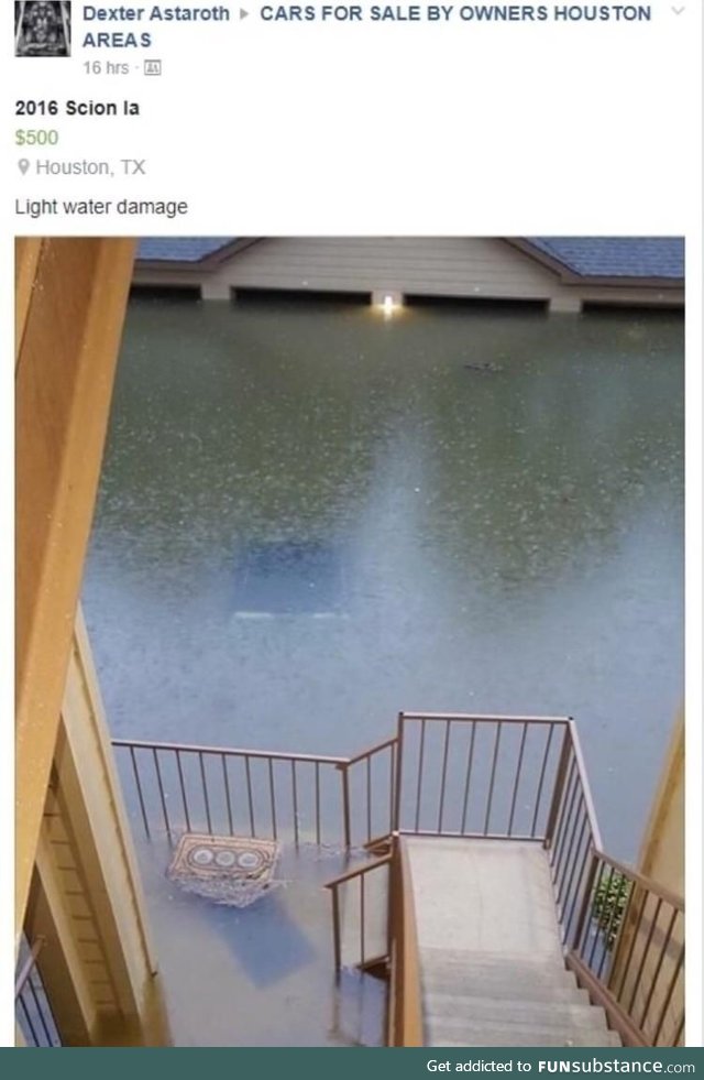 Light water damage