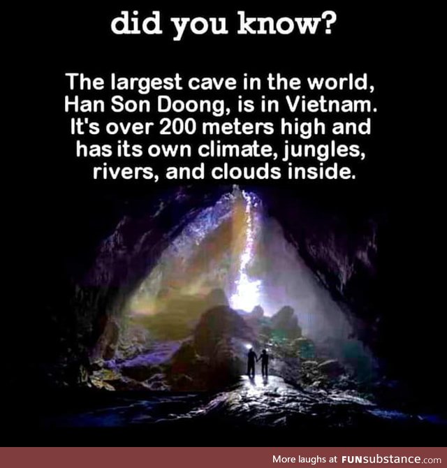 The largest cave in the World