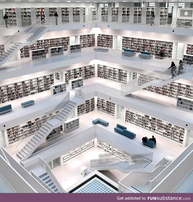 A public library in Germany