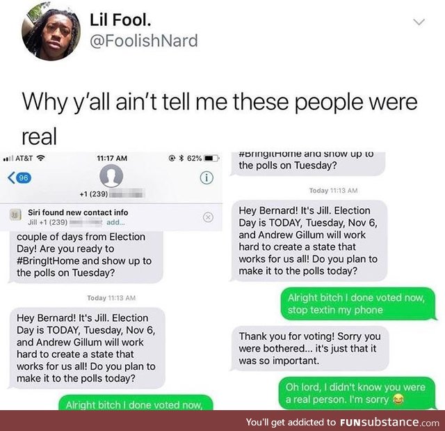 Jill just trying to do her job