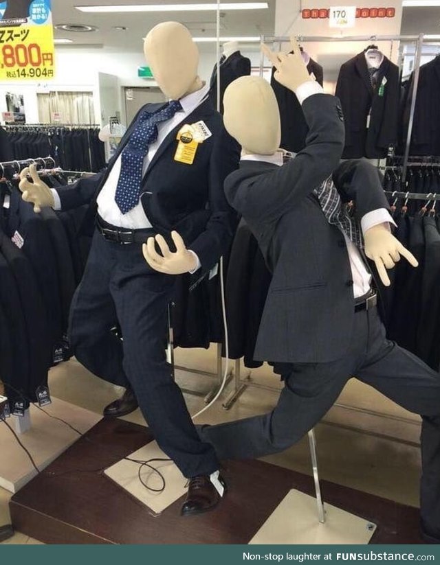 These mannequins