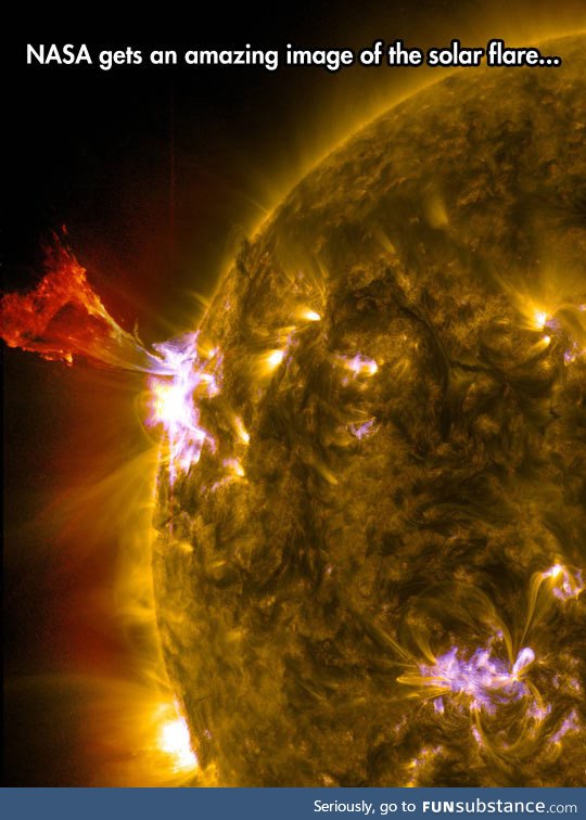 Solar flares are so beautiful