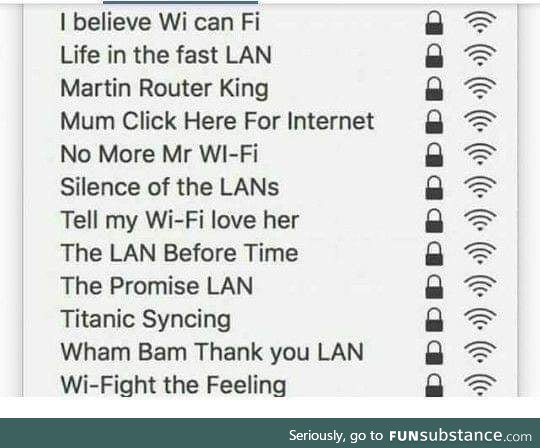 WiFi puns