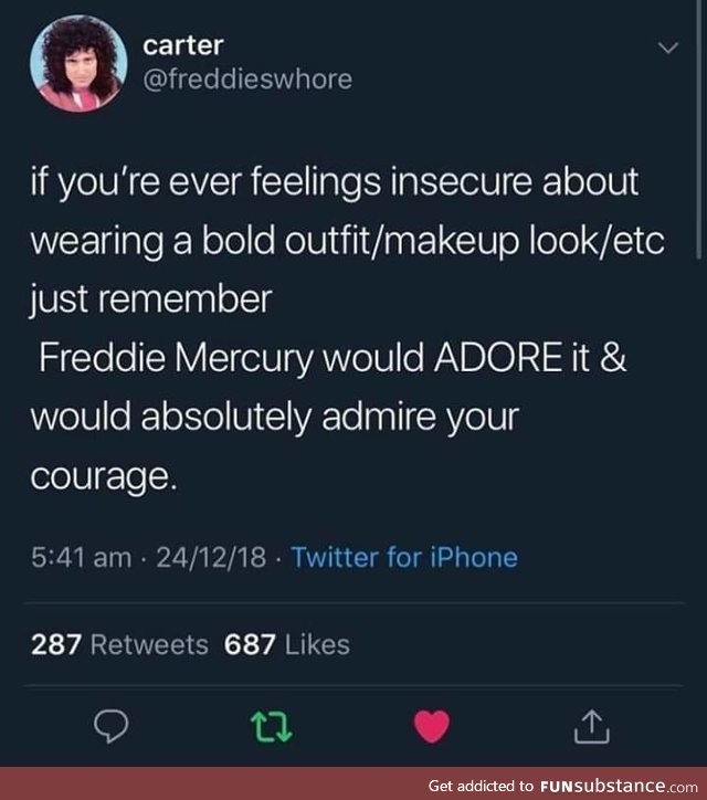 Own it, darling