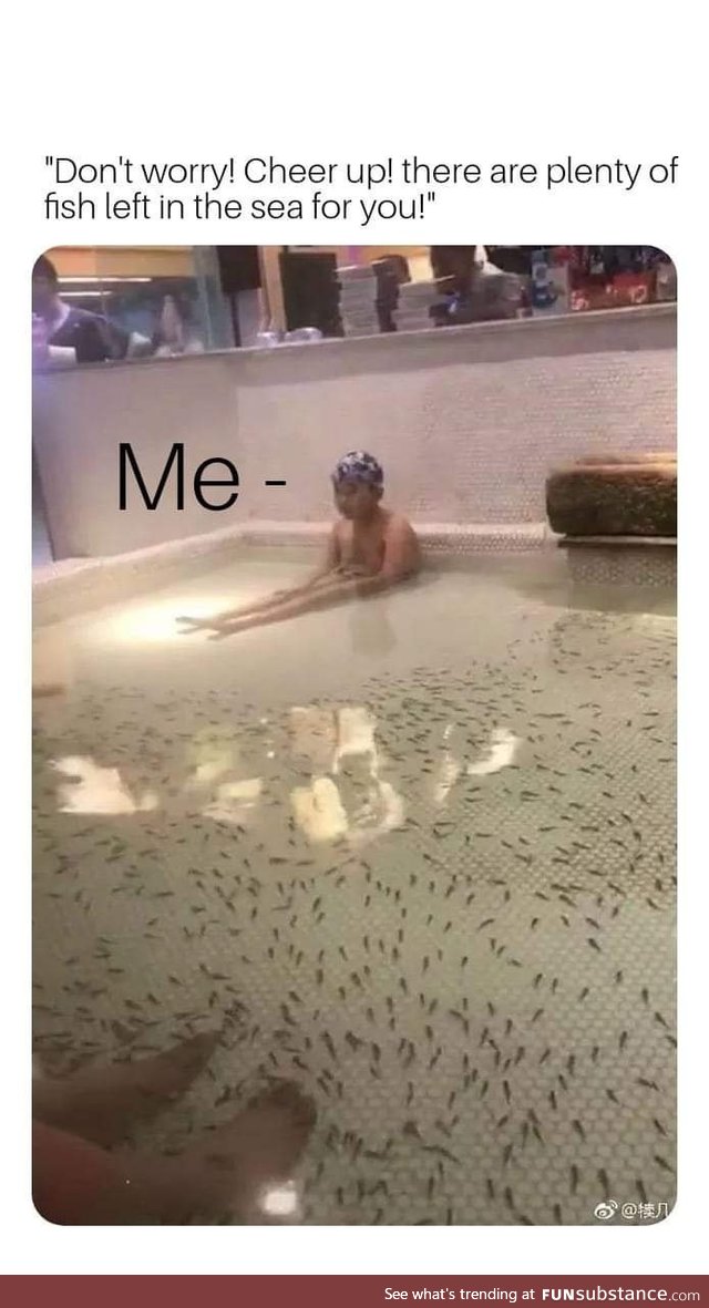 Don't worry there's plenty of fish in the sea