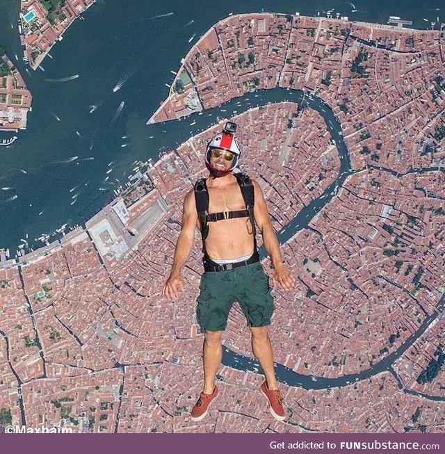 Venice, Italy from up above