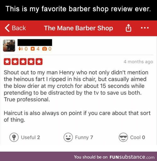 Favourite barber shop ever