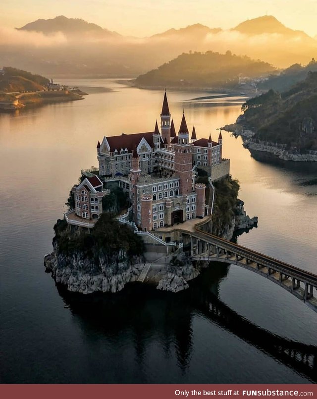 This castle in China is straight out of a fairytale