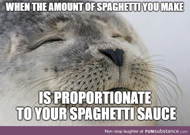 I usually have a ton of one or the other left over