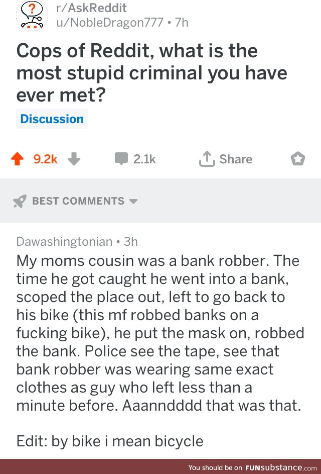 Stupid criminals