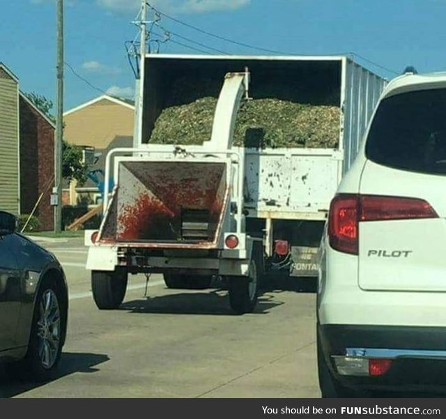 Who's bright idea was it to undercoat the Wood Chipper Red?