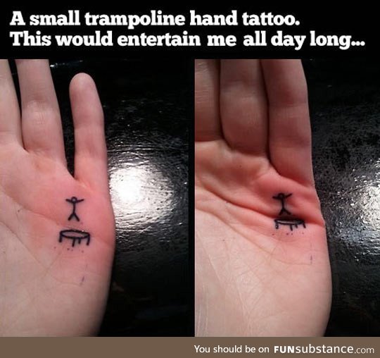 Trampoline tattoo