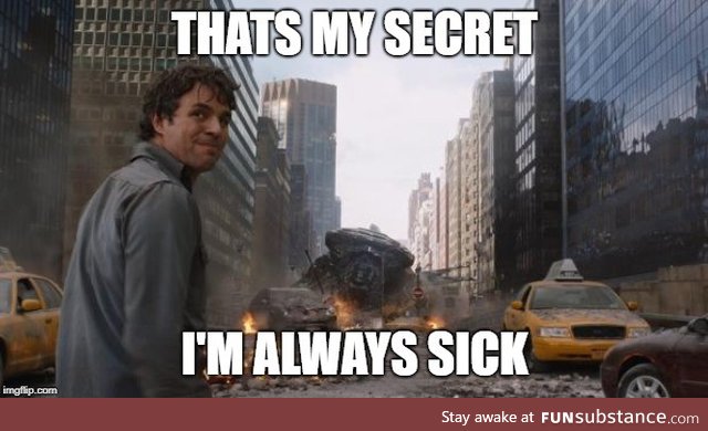 When my coworkers ask me how I never get sick
