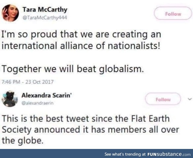 Together we will beat globalism