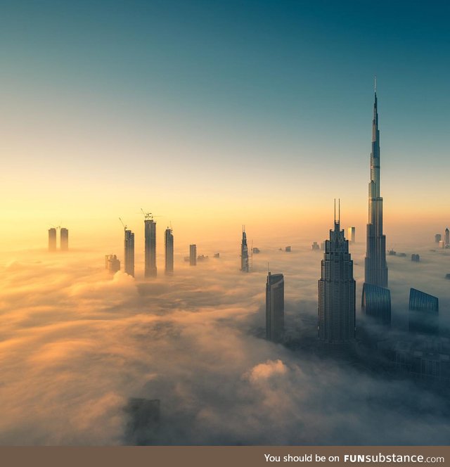 Morning time in Dubai