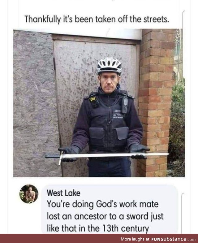 That's some good police work over there