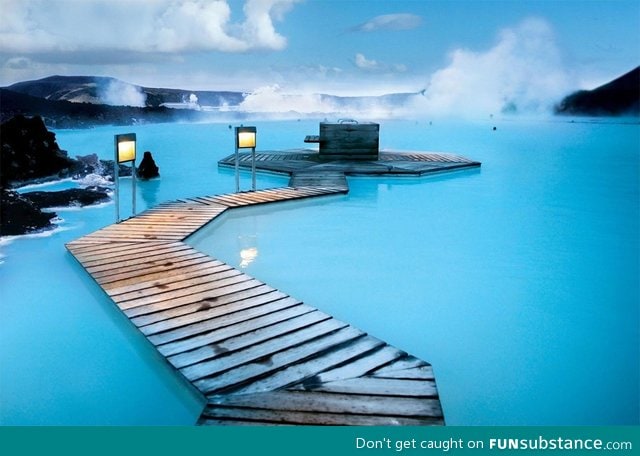 Blue lagoon in iceland