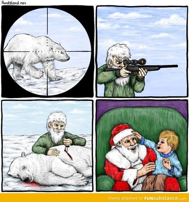 Santa, no, what are you doing, stahp!