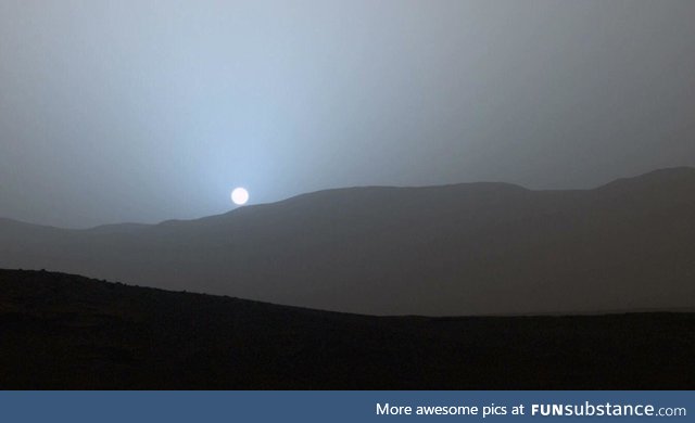 Our generation is the first to see a Martian sunset