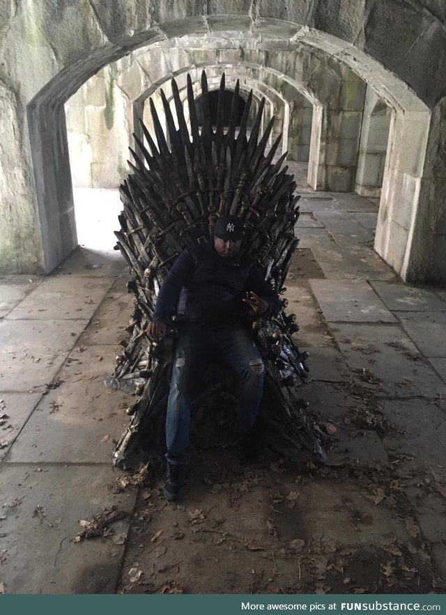 I found one of the hidden iron thrones 2 miles from my job