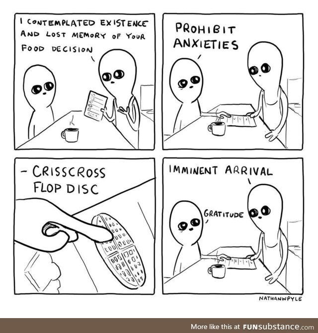 “Prohibit anxieties” instead of “no worries”, I love it