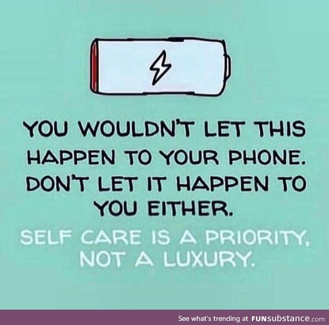 Give top priority to yourself!