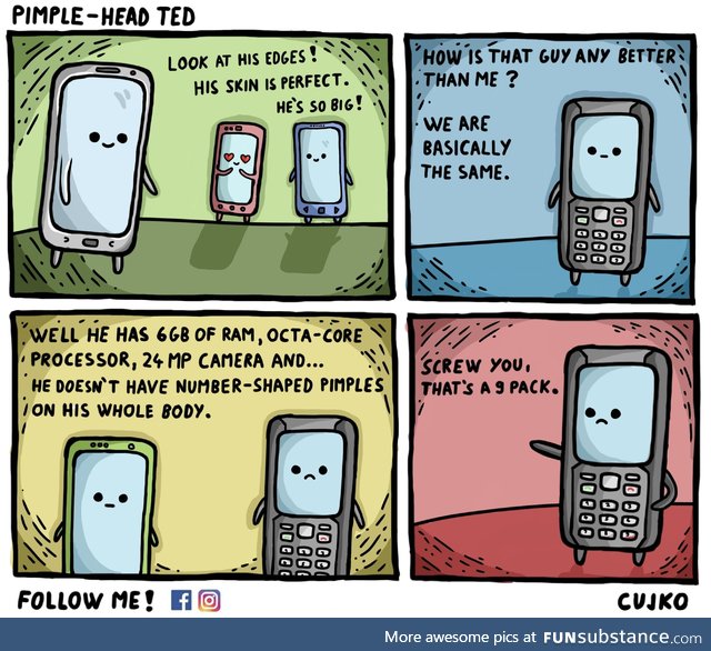 Pimple-head ted
