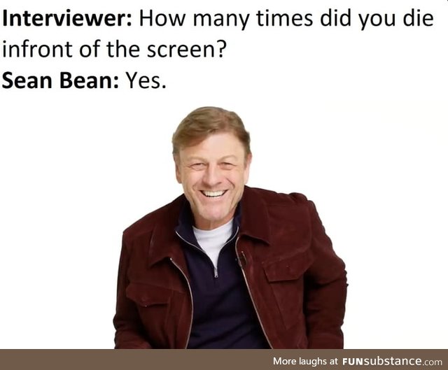It is sad that such a good actor known only for dying infront of the screen