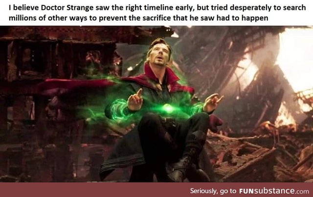 Strange is a good guy!