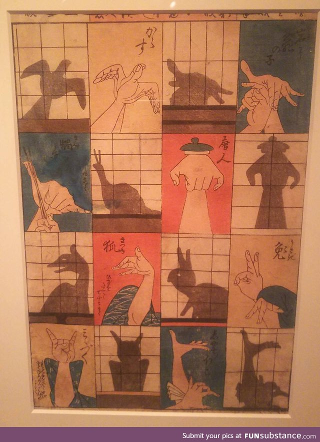 A Japanese guide to shadow puppets circa 1840