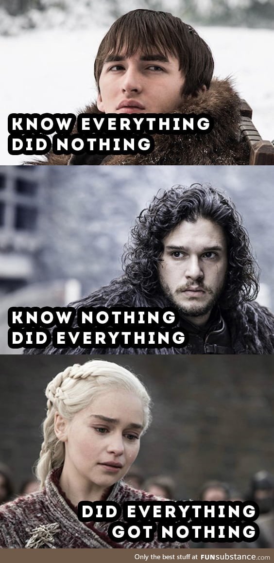 Game of thrones all-season recap