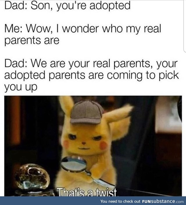 I did not see that coming.