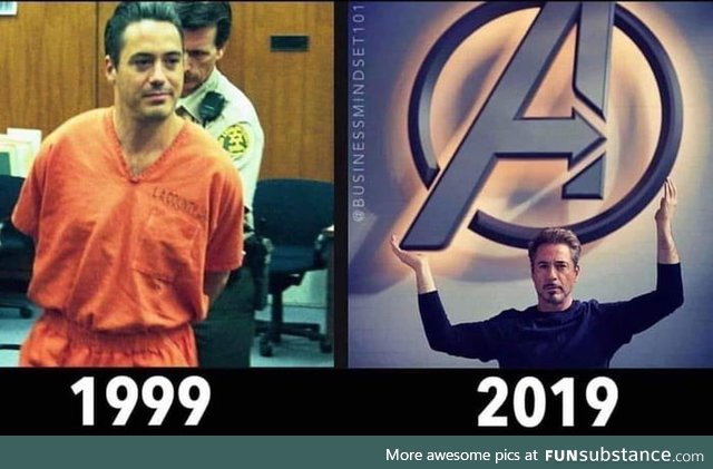 Has anyone made a bigger turnaround than RDJ?