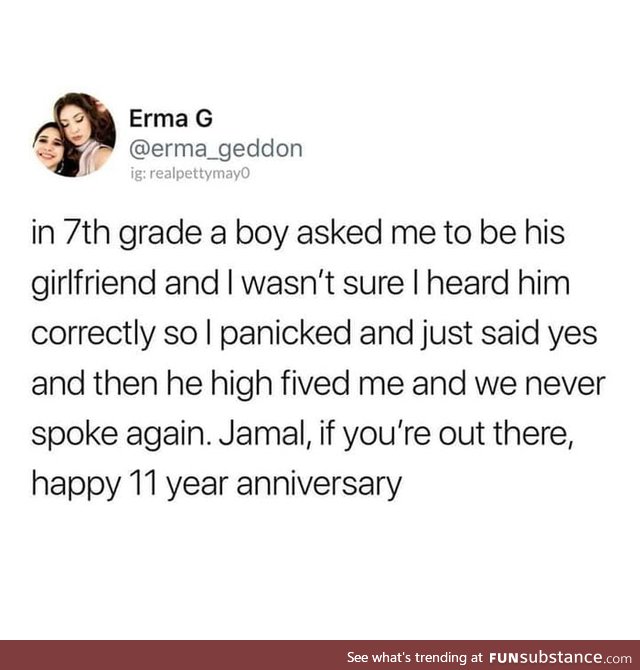 A long lasting relationship