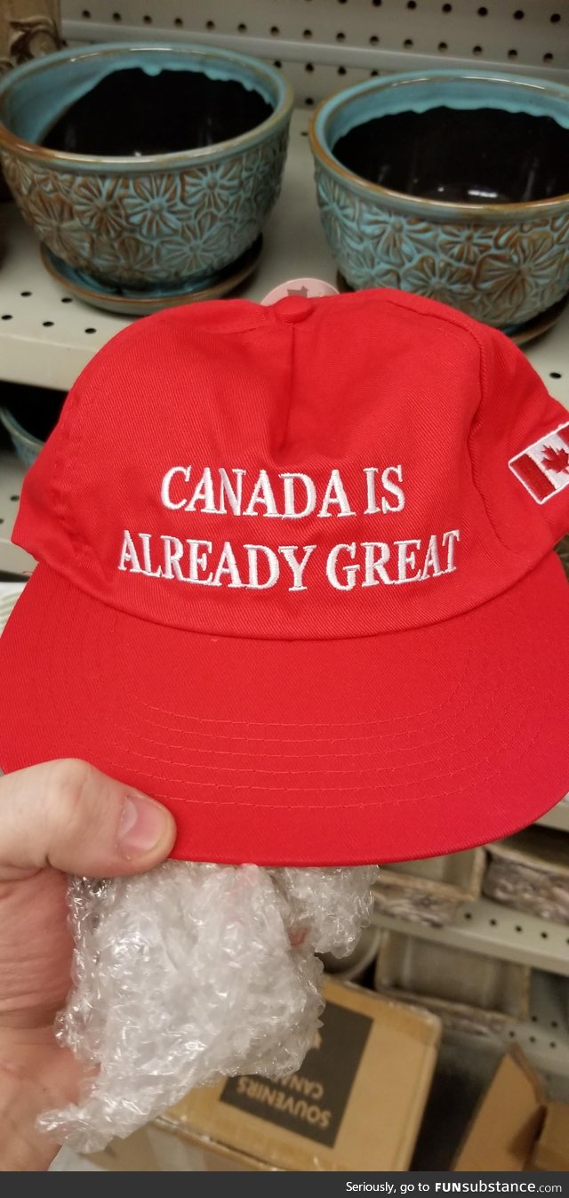 Found this hat for Canada Day