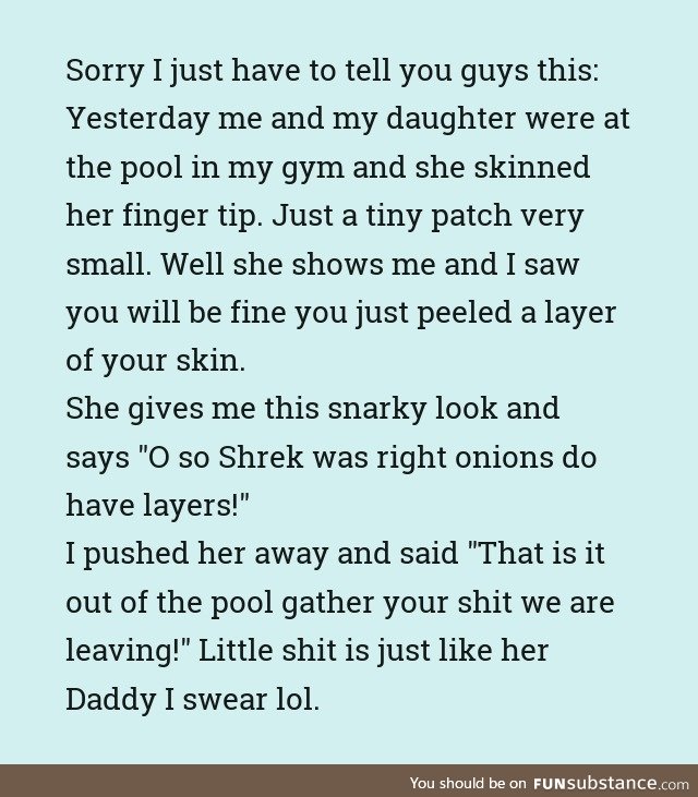 My kid is an idiot lol