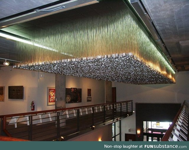 The dog tags of all the lives lost in Vietnam