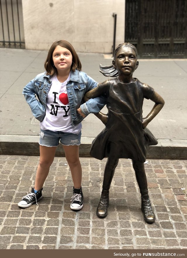 Took my Daughter to New York City for the first time, this is one of my favorite photos