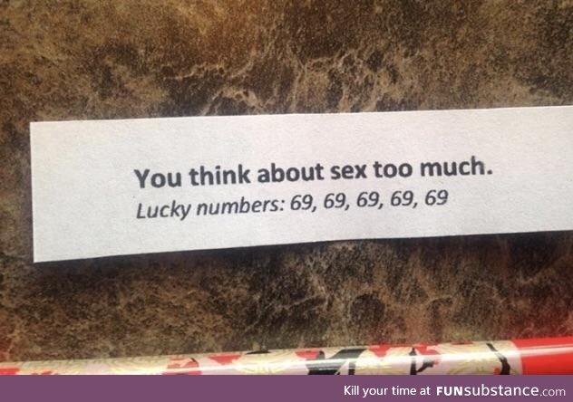 I have a hard time with this fortune