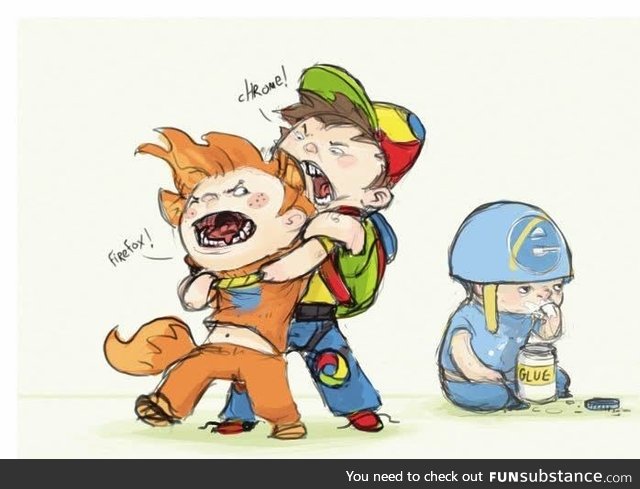 If internet browsers were children