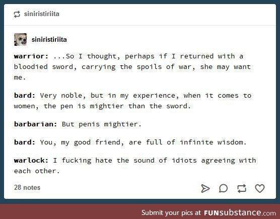 There is wisdom in his words
