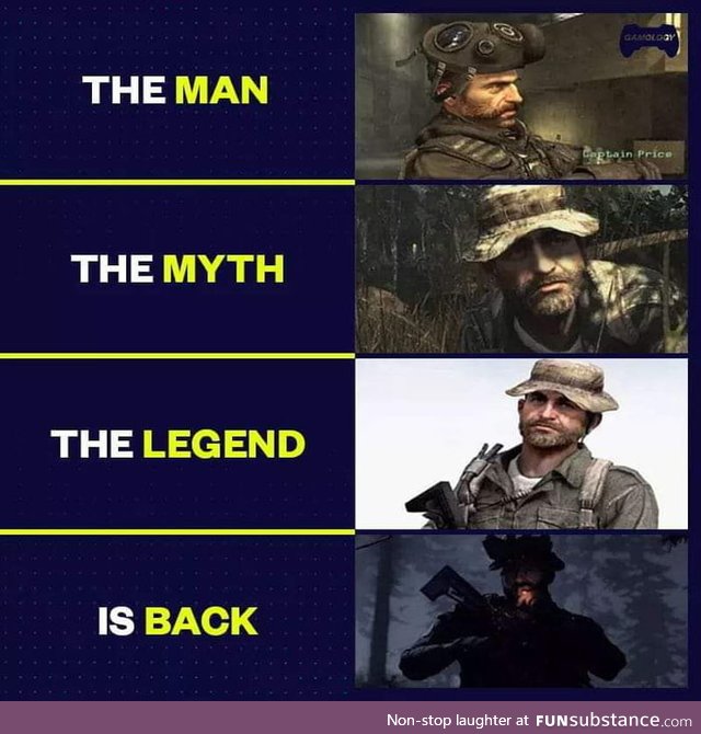 Capt price is back.